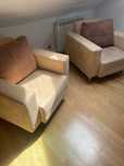Komplet wypoczynkowy Black Red White - rozkładana sofa + 2 fotele
