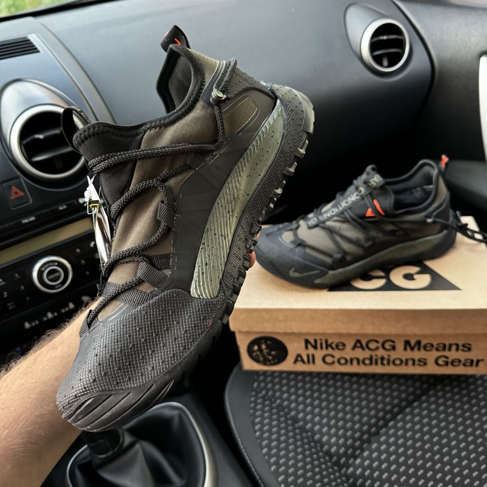 Чоловічі кросівки найк Nike ACG mountain fly brown Gore Tex водостійкі
