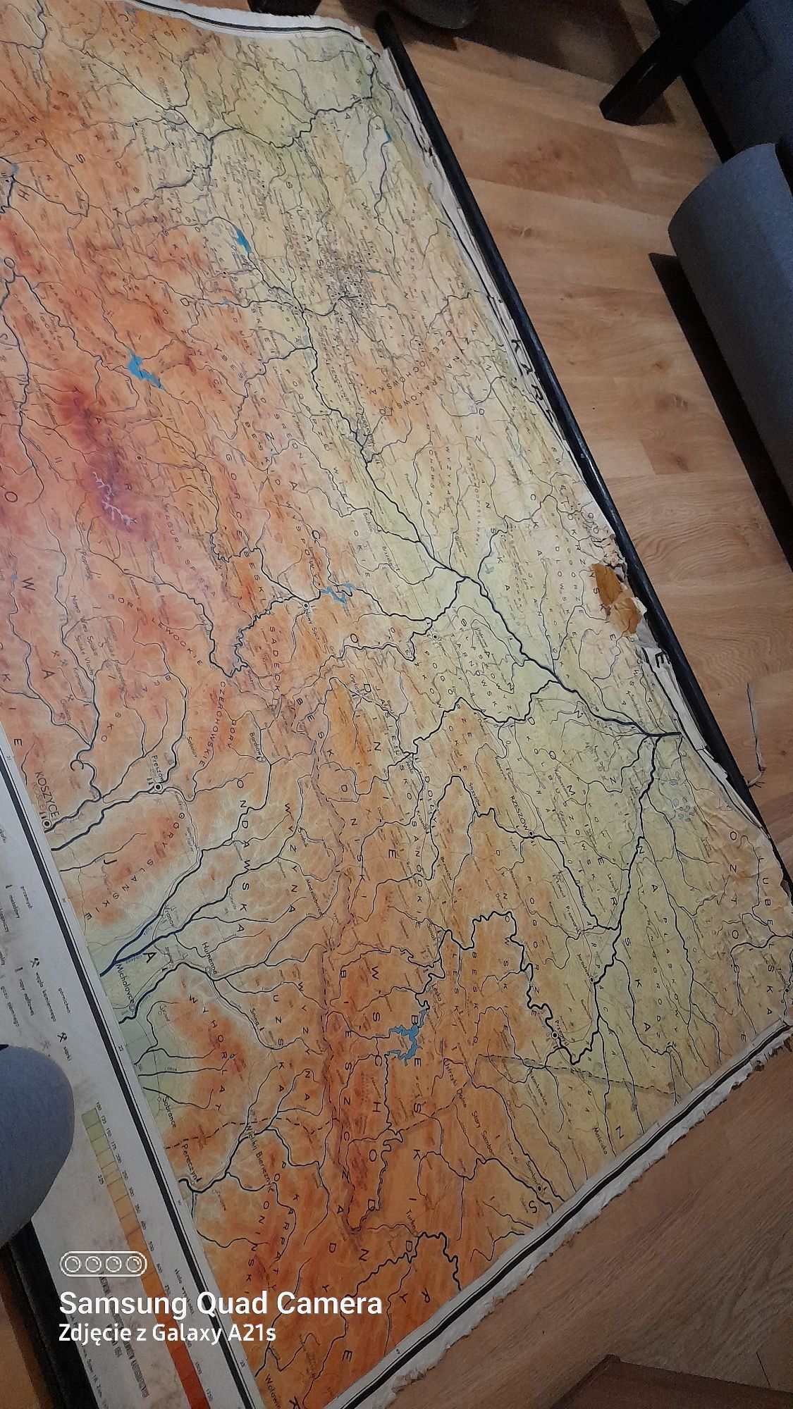 Stara mapa Polski