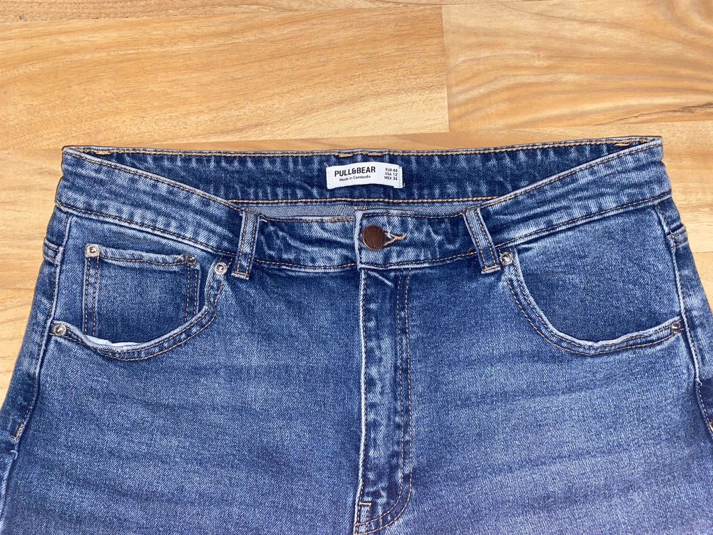 Spodnie damskie jeans Pull & Bear