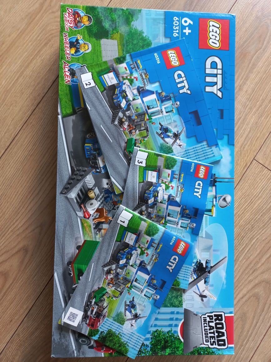 Pudełko Lego 60316 plus instrukcje