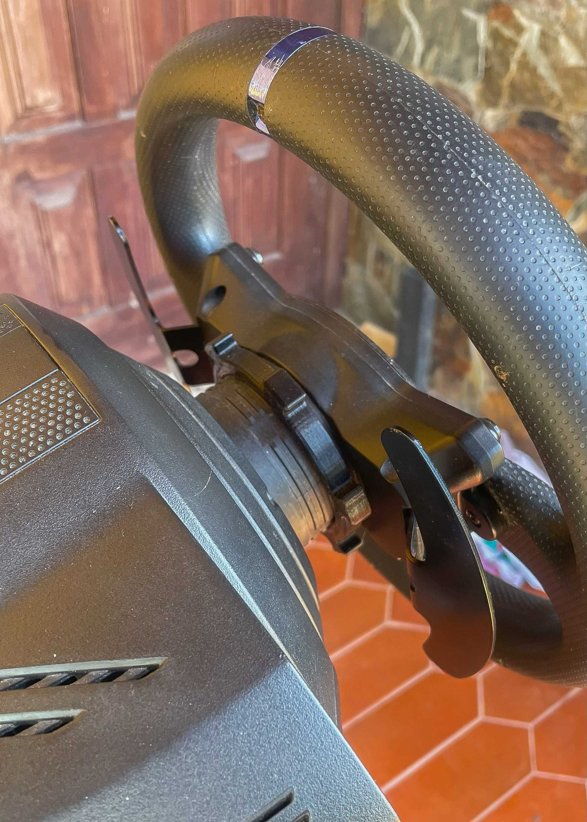 Thrustmaster T300 RS GT + volante open wheel + mudanças + acessorios