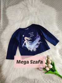 98 Elsa Elza Frozen Kraina Lodu Frozen Disney bluzka koszulka długi