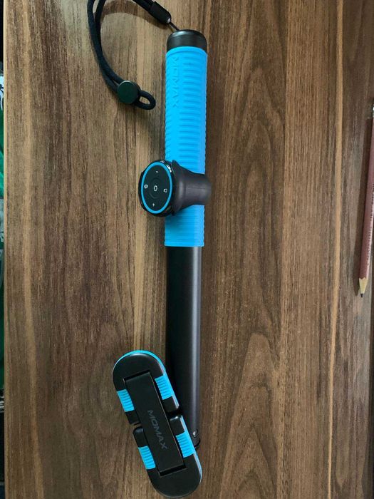 Палка для селфи Momax SelfiePro 90cm with Bluetooth Blue