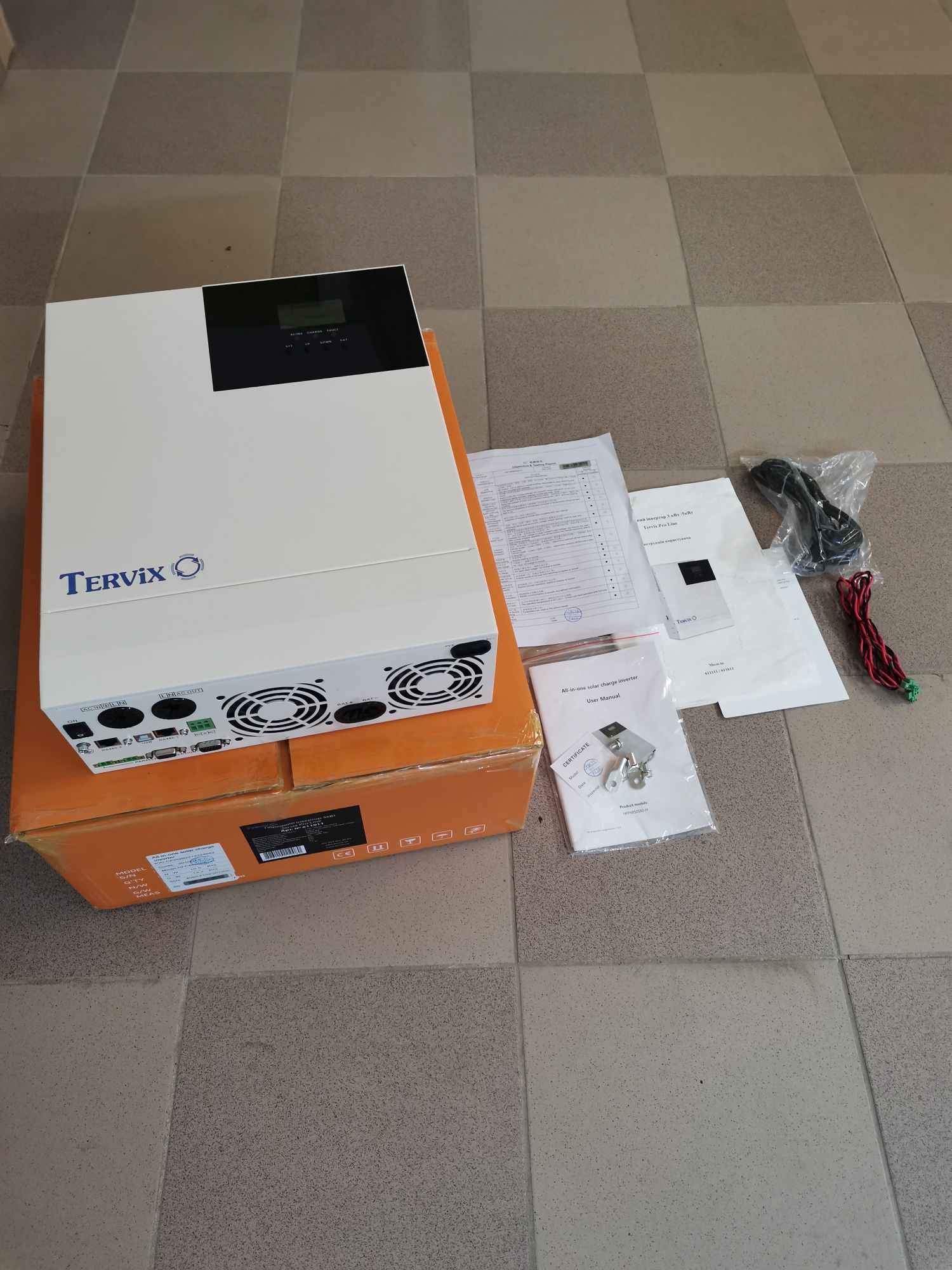 Інвертор гібридний Tervix Pro Line 5кВт
