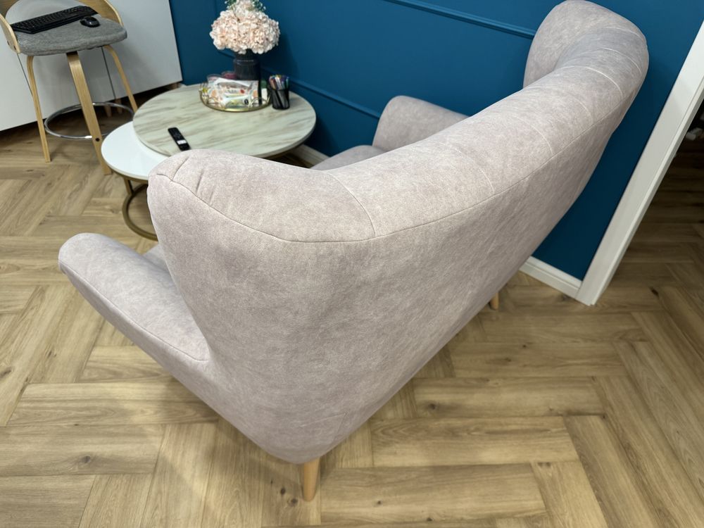 Sofa + fotel Voss stan idealny, odporna łatwoczyszcząca tkanina Zoya