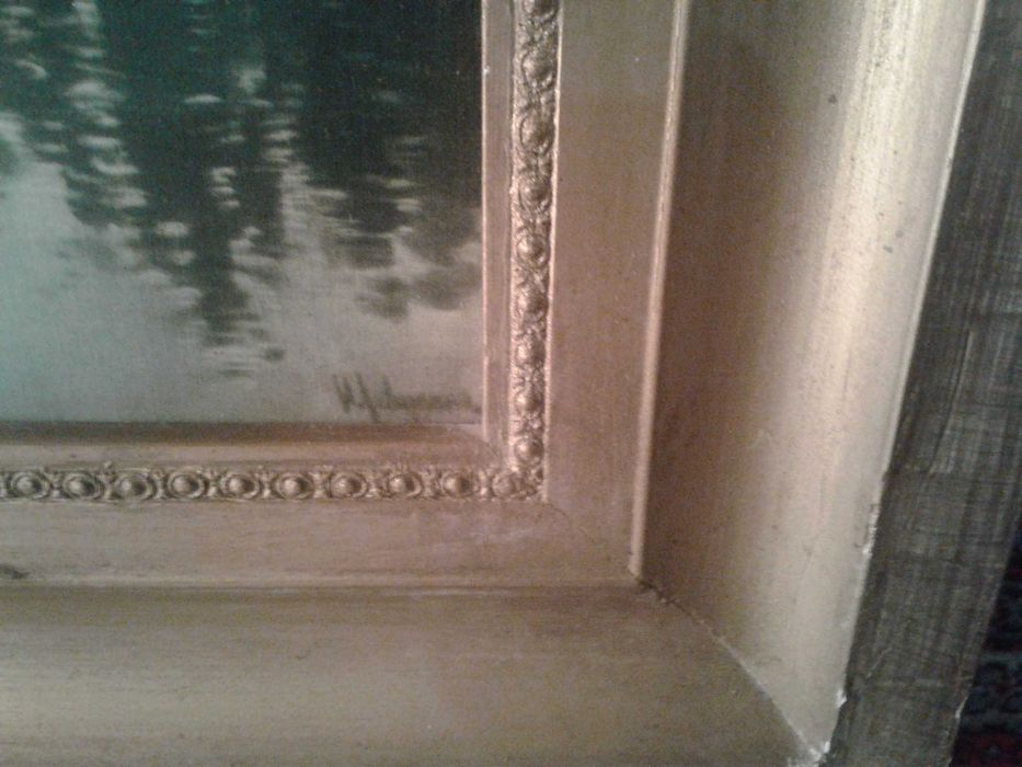 Репродукция Картины. У ОМУТА  ( ВРЕМЕН СССР ) С Картины  И. Левитана.