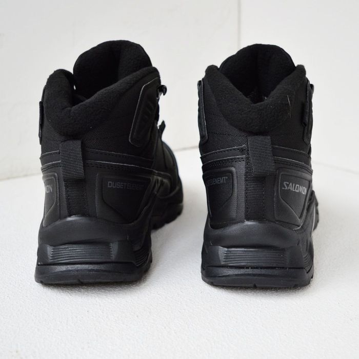 Salomon Gtx Black чорні термо кросівки чоловічі зимові саломон кроссов