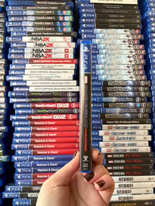 Гра Guardians of the Galaxy  на ps4, диск з грою на пс 4, ліцензія