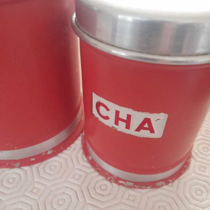 Latas de cozinha vintage