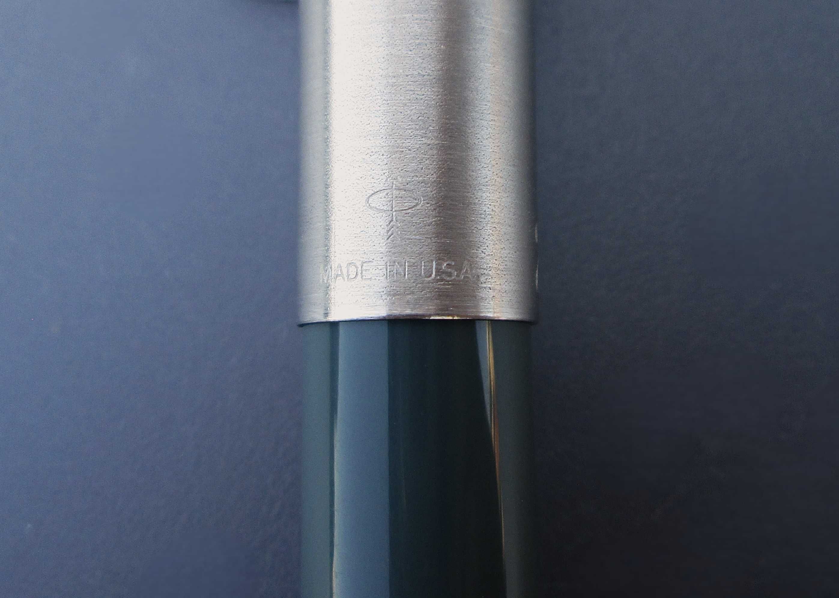 1960's Caneta Tinteiro PARKER 21 Navy Grey c/ aparo EF - NUNCA USADA