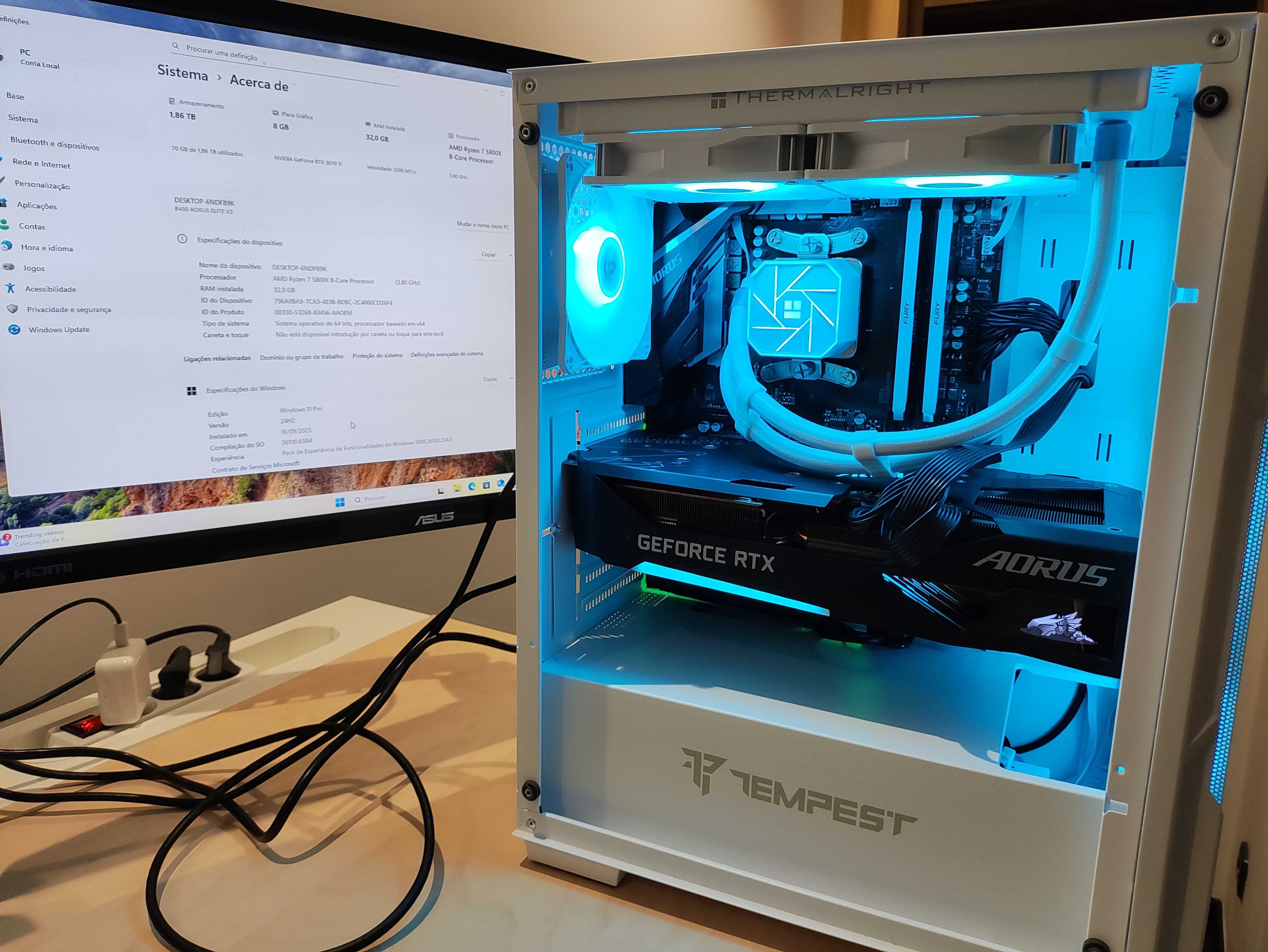 PC Gaming | NVIDIA RTX 3070TI | Ryzen 7 5800x | 32GB | 1TB SSD | RGB