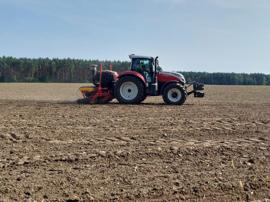 Uslugi rolnicze wynajem ciagnika mulczowanie sianie uprawa siew kukury