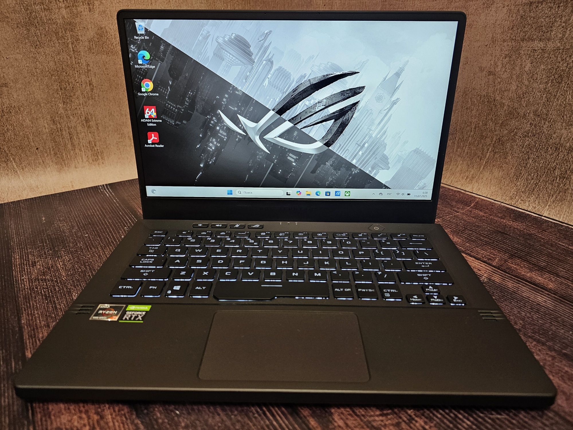 ASUS ROG Zephyrus G14 GA401QM (Ryzen 7 5800HS/16Gb/RTX3060/512Gb/144Hz