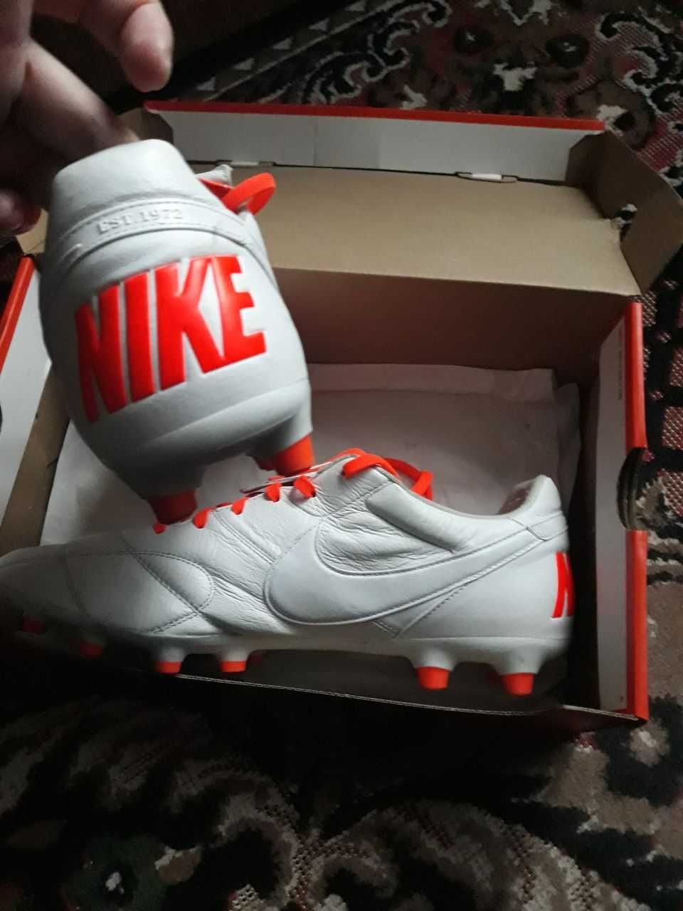 Бутси (бутсы) Nike, шкіряні, 43 розмір