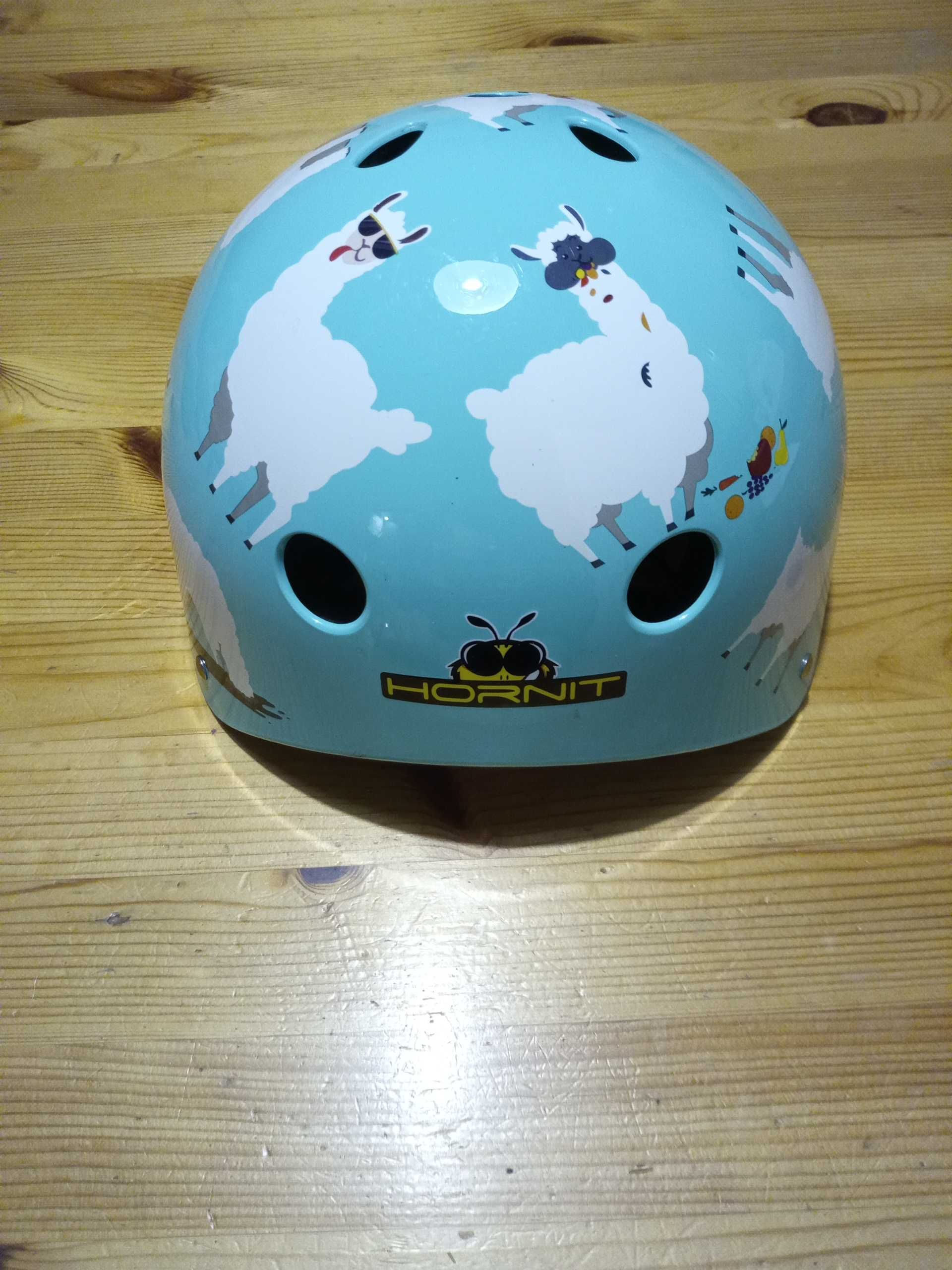 Kask rowerowy dziecięcy Hornit lama miętowy nowy S