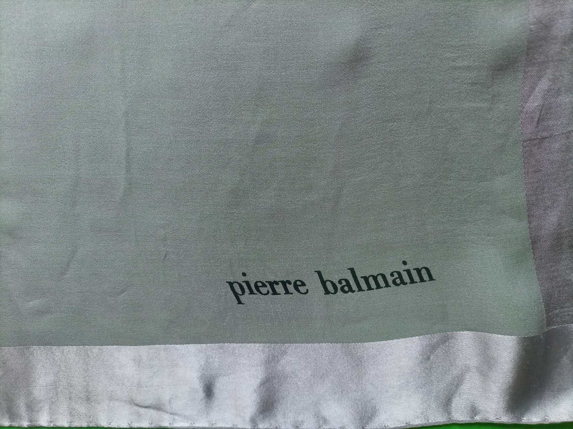 Pierre Balmain chusta apaszka 78 x 79 cm jedwab
