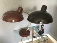 Helion Arnstadt lampki lata 40/50 vintage bauhaus