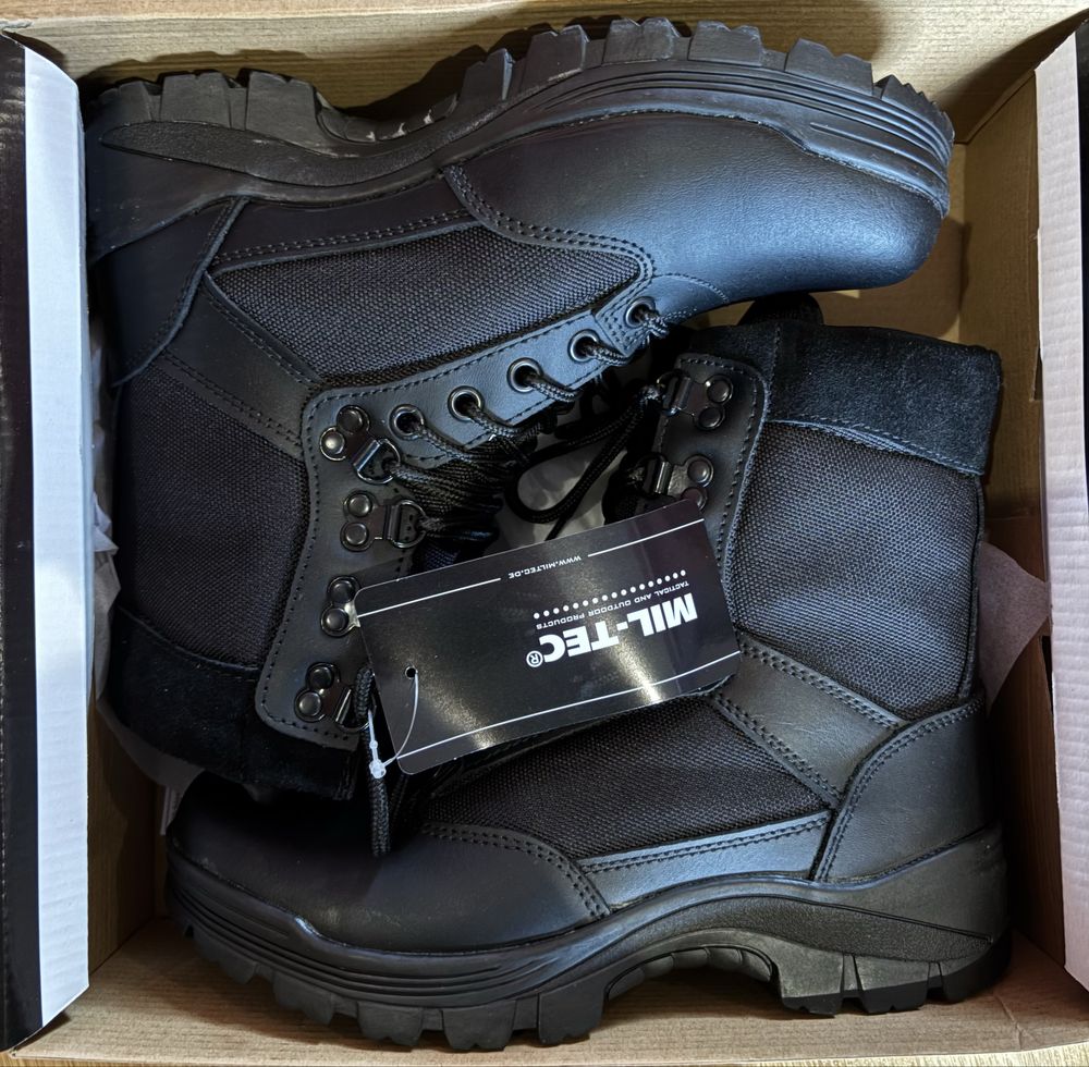 Черевики-Берци  MIL-TEC swat boots - black