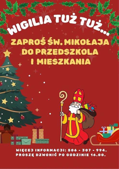 Św. Mikołaj na wigilię