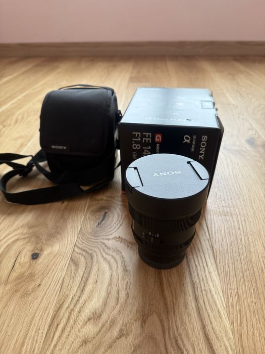 Obiektyw Sony FE 14mm F 1.8 GM - idealny, jak nowy, komplet