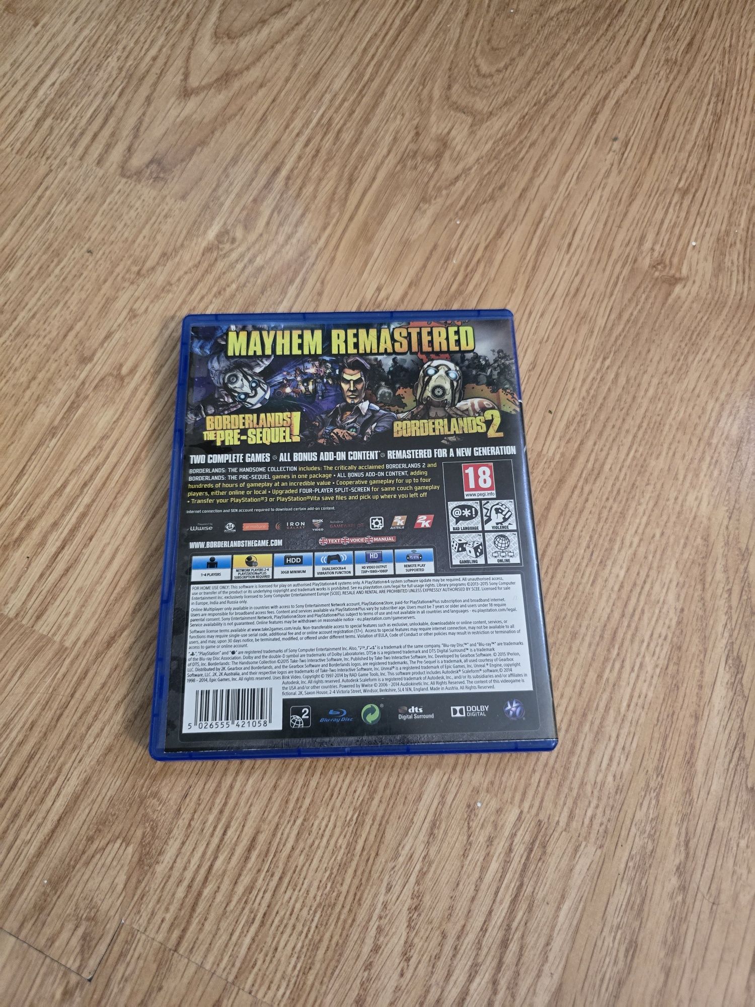 Borderlands the handsome collection gra ps4
