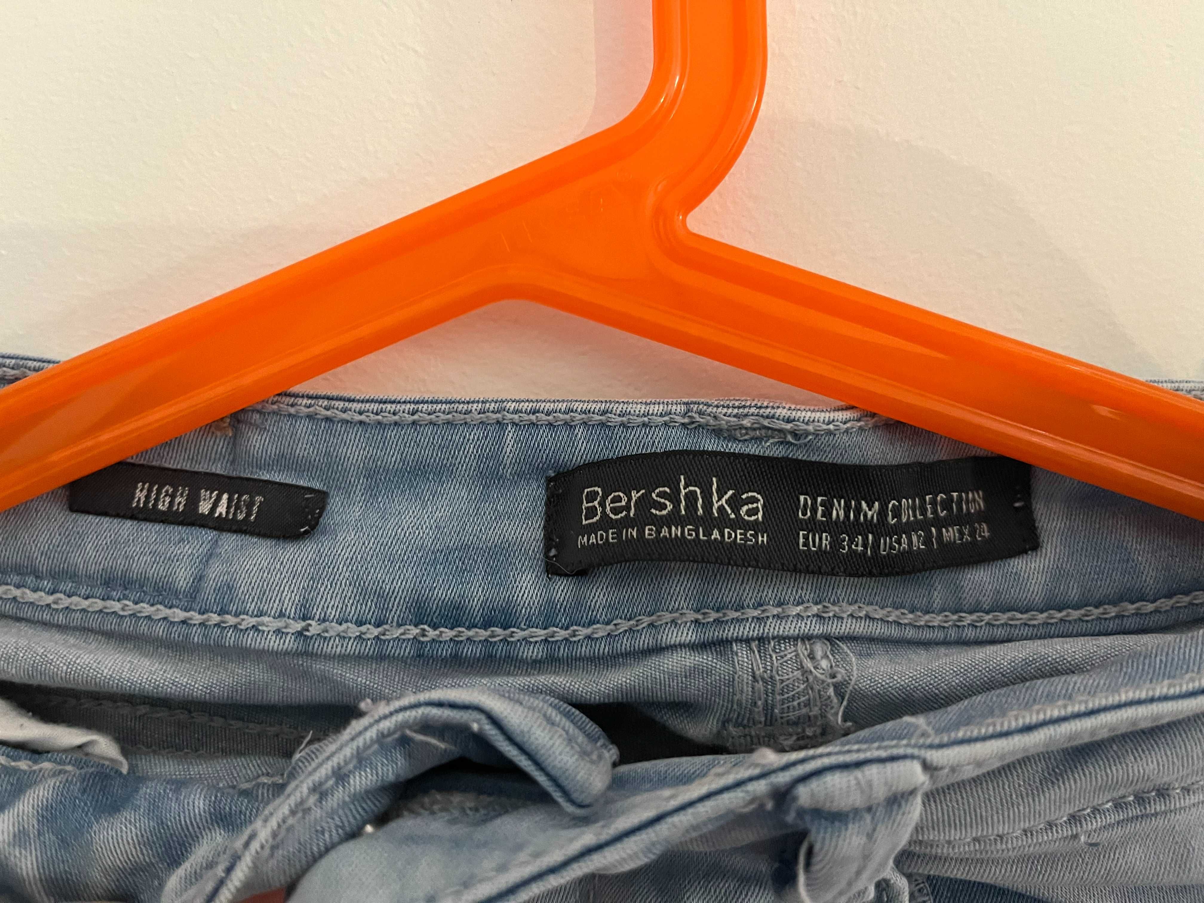 Spodnie jeansowe Bershka 34