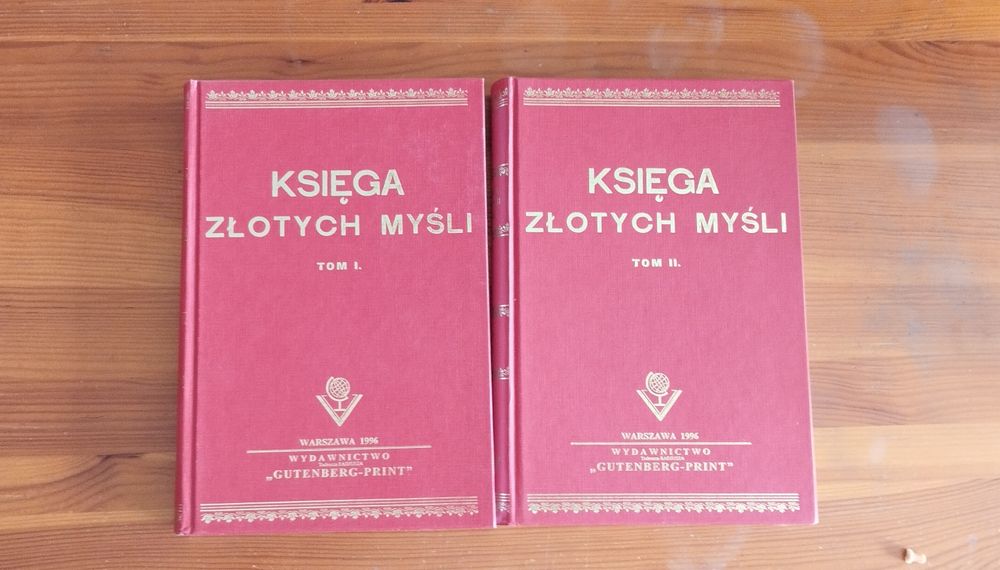 Księga Złotych Myśli. 2 tomy