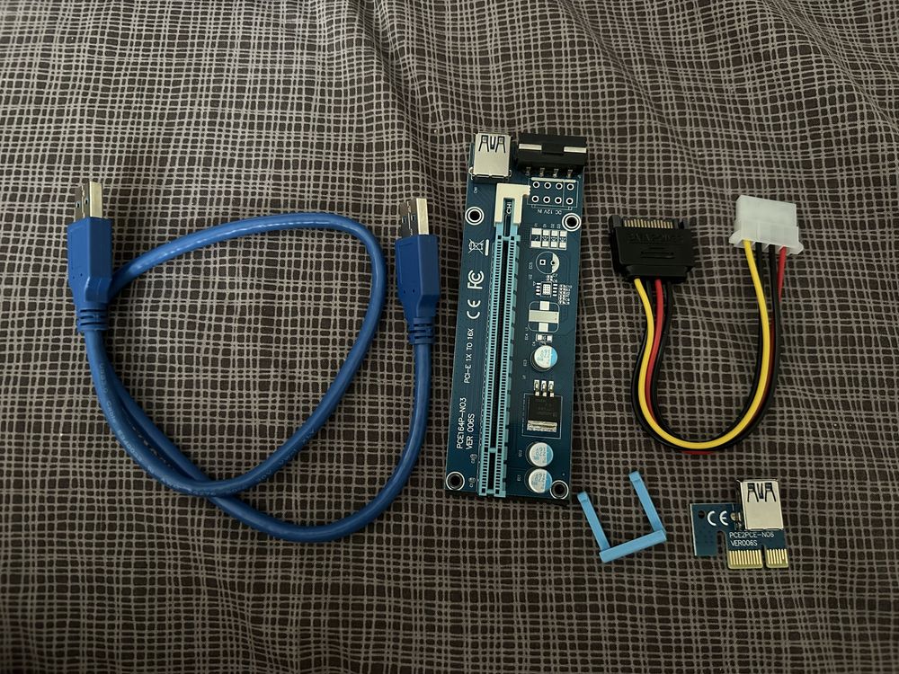 Райзер PCI-E X1 на X16