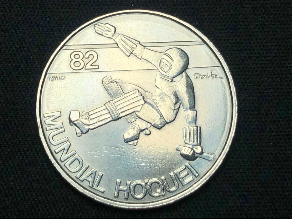 25 escudos 1982 - Mundial de Hóquei em Patins