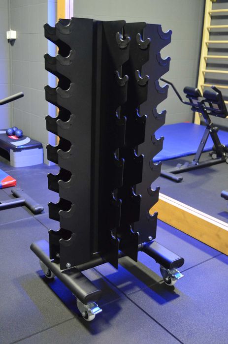 Stojak pionowy na Hantle HEX _ 14 Par_ na kółkach !!!