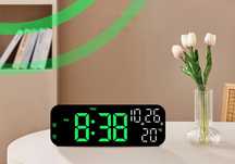 Zegar cyfrowy LED Godzina data Temperatura Alarm