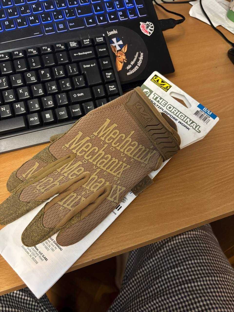 Mechanix рукавички Original Coyote перчатки Койот Нові 8М