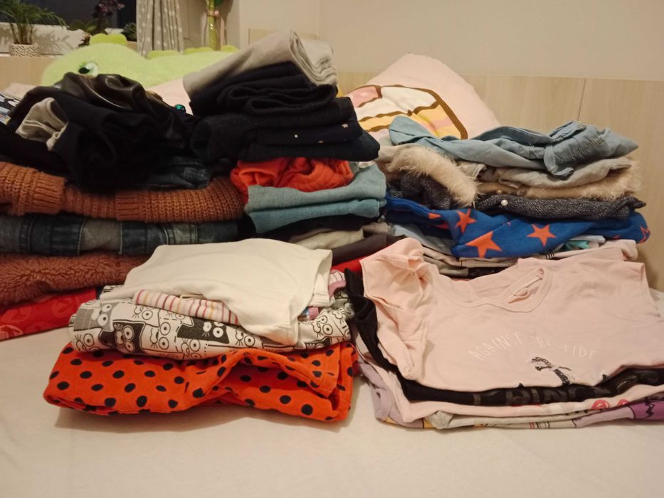 Zestaw paka ubrań  98-104 (55 sztuk)