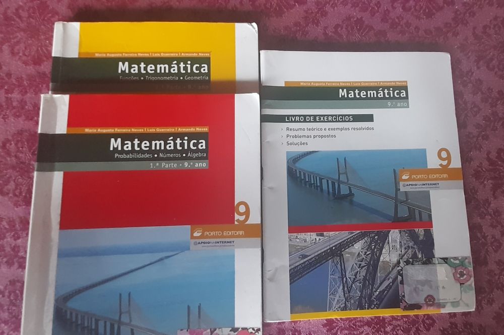 Matematica 9° manuais+ caderno atividades
