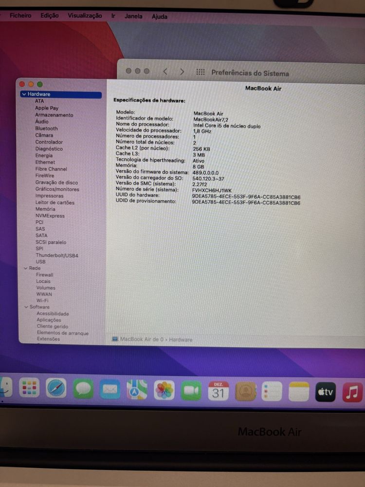 MacBook Air (13 polegadas, 2017)