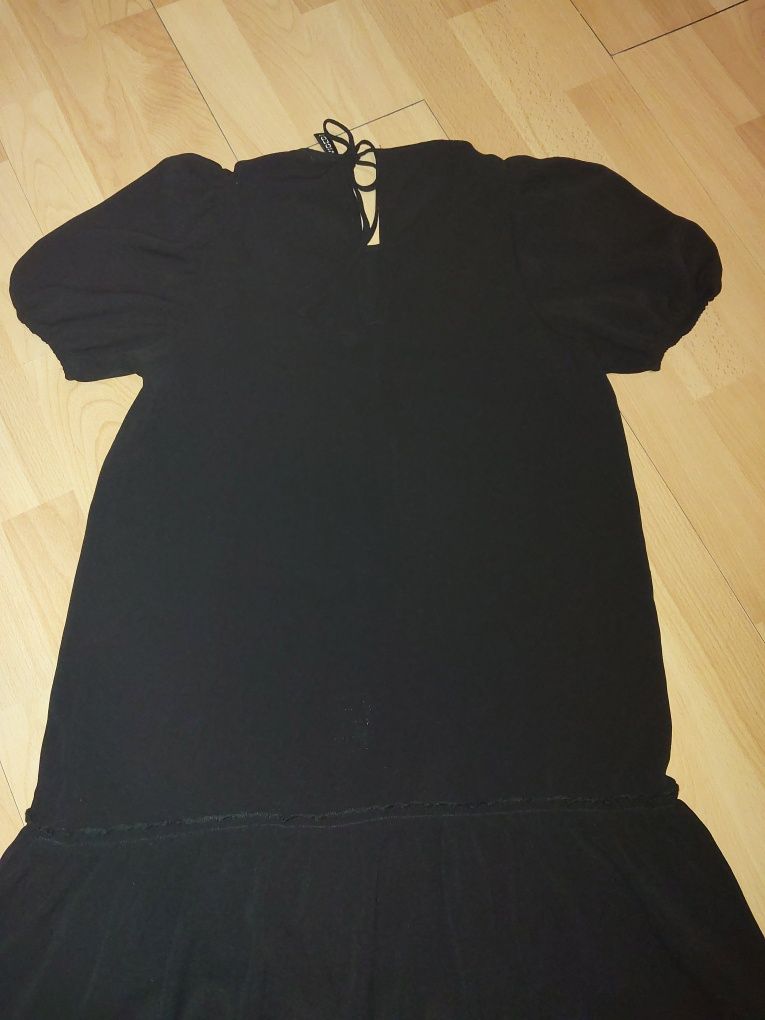 Czarna sukienka r XS S 34 36 H&M szkoła okazje