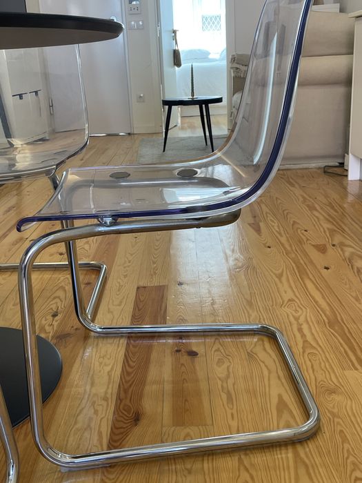 IKEA Tobias Transparent Chairs – Modern & Stylish