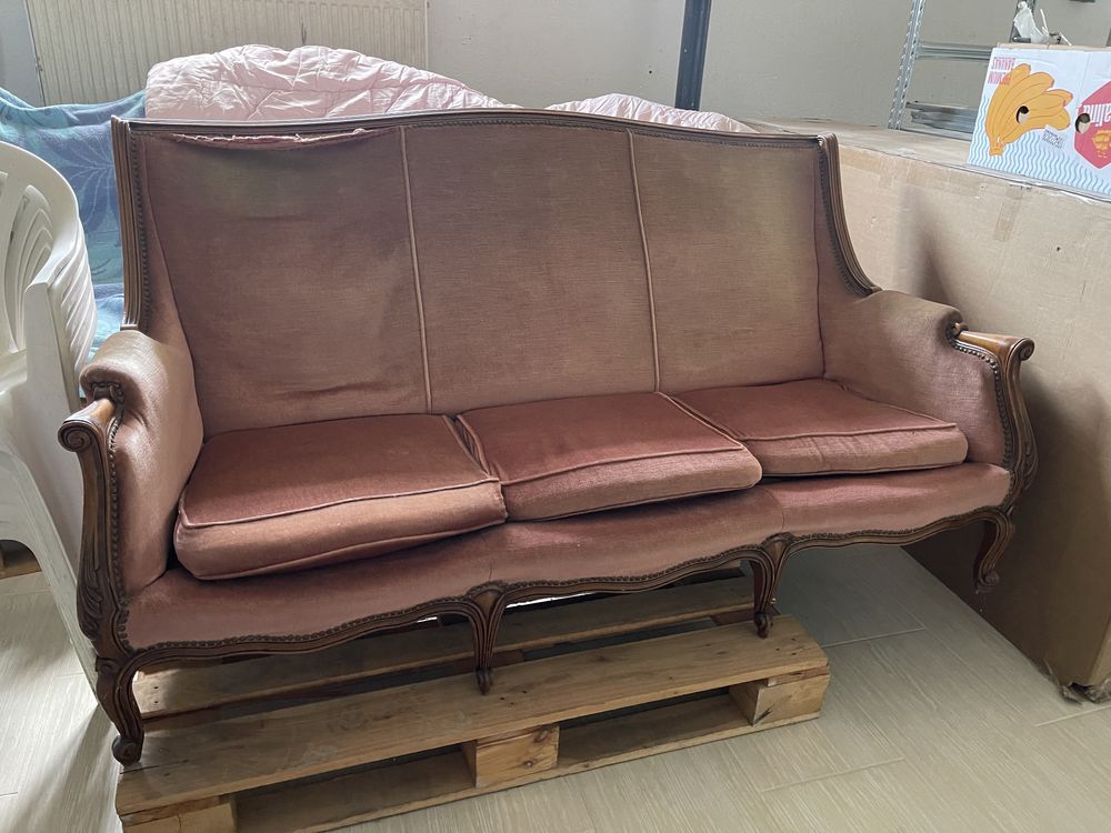 Sofa Kanapa rustykalna 3 osobowa retro