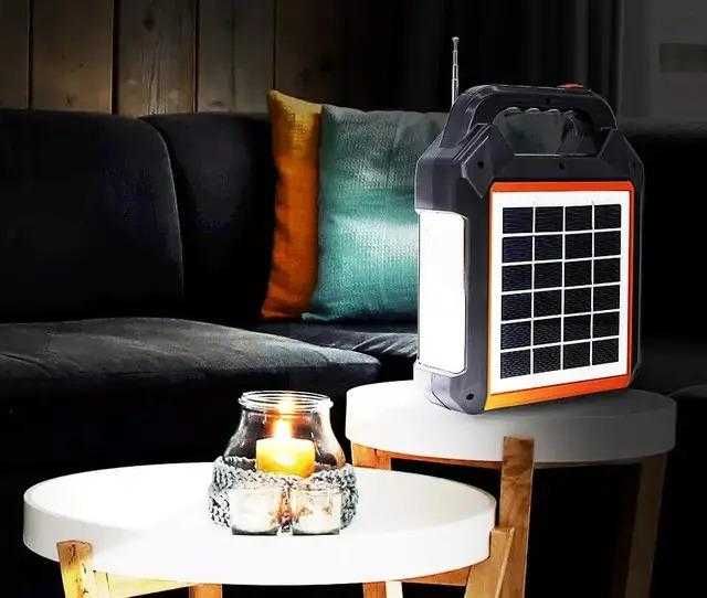 Зарядная станция радио/блютуз/фонарь с солнечной панелью