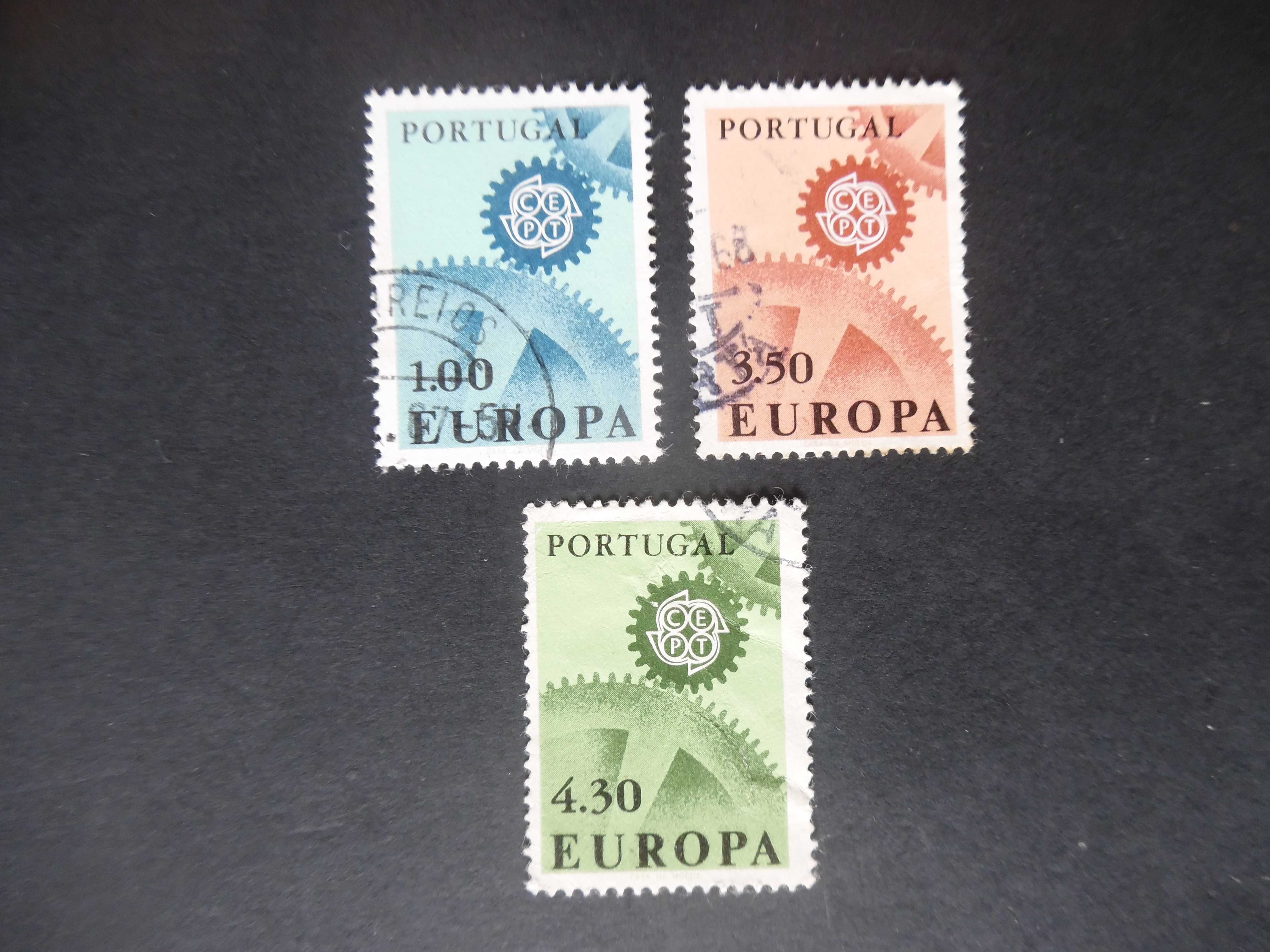 Selos Portugal 1967- Europa CEPT serie completa usados