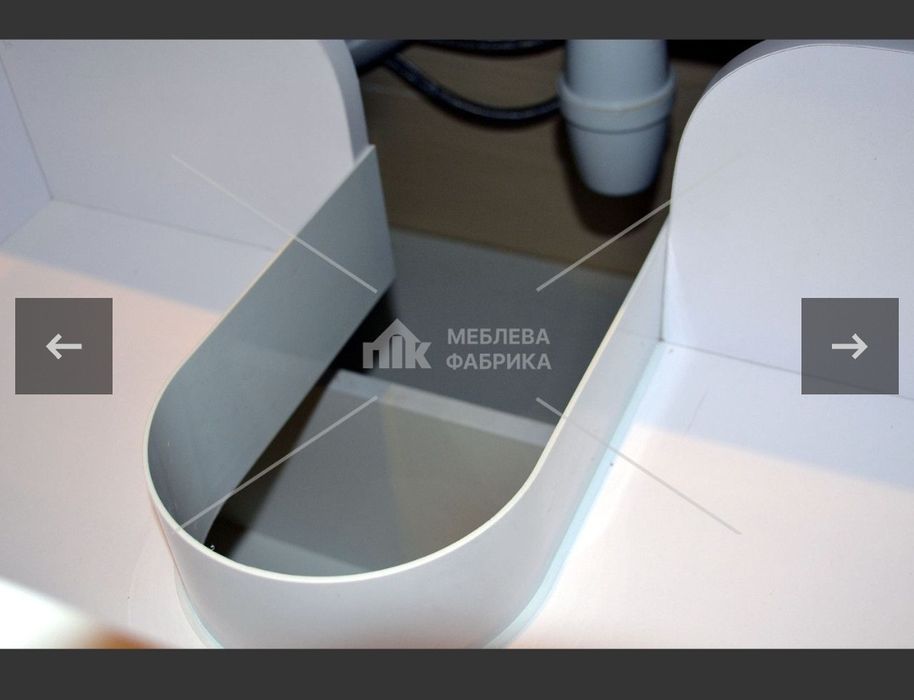 Тумба для ванної кімнати Сіметрі 70 білий тандем з умивальником КОМО 7