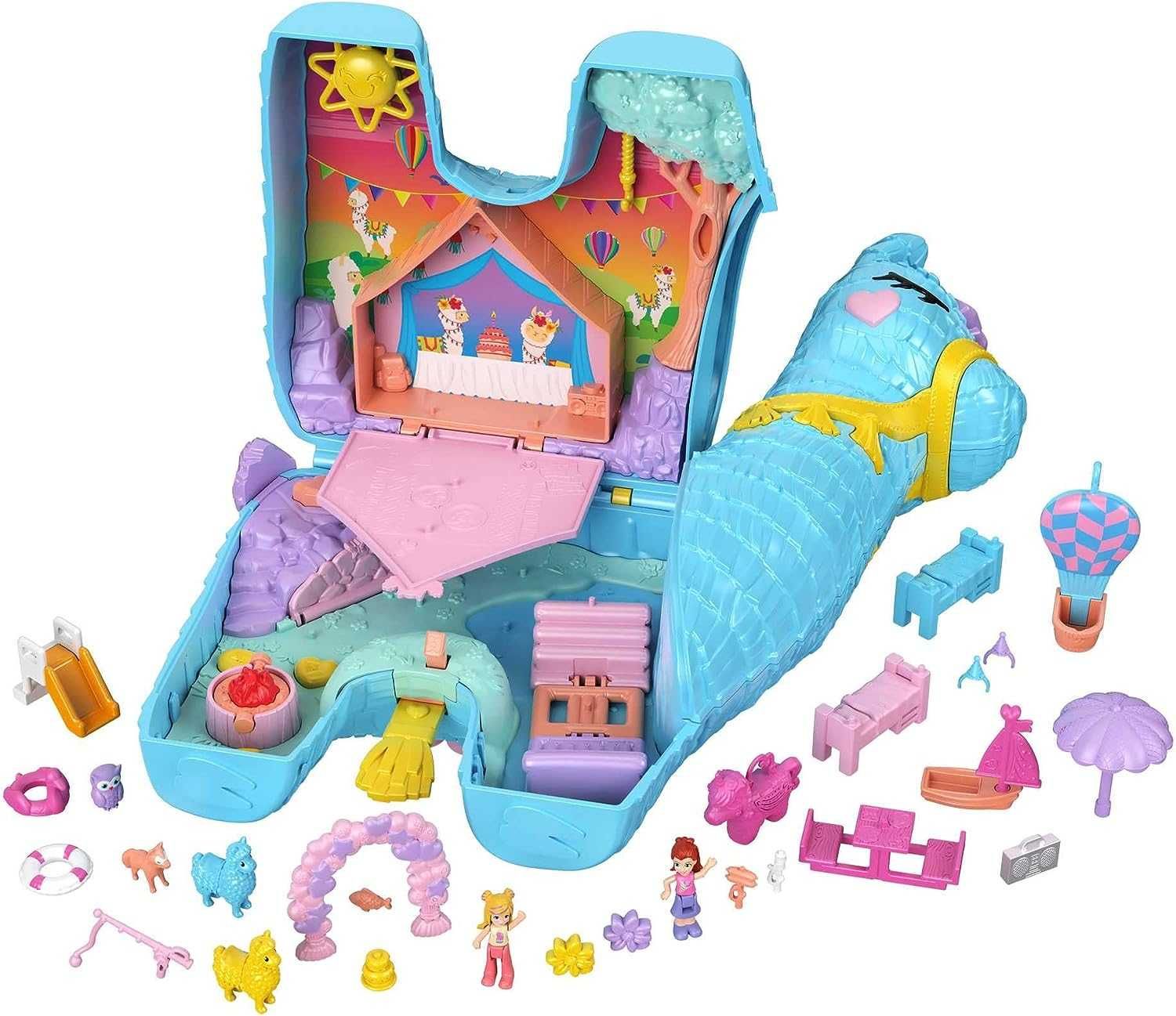 Полли покет Лама пижамная вечеринка Polly Pocket Pajama Party Llama