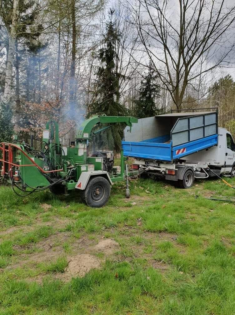 Czyszczenie działek wycinka i Pielęgnacja drzew rębak mielenie gałęzi