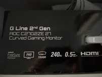 AOC 27inch curved monitor 240hz Gaming
