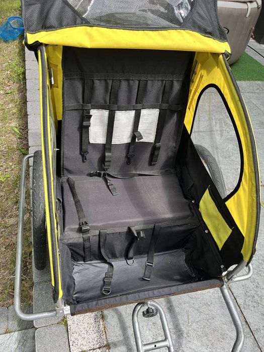 Wózek rowerowy XL 2 osoby, przyczepa rowerowa 2x dzieci
