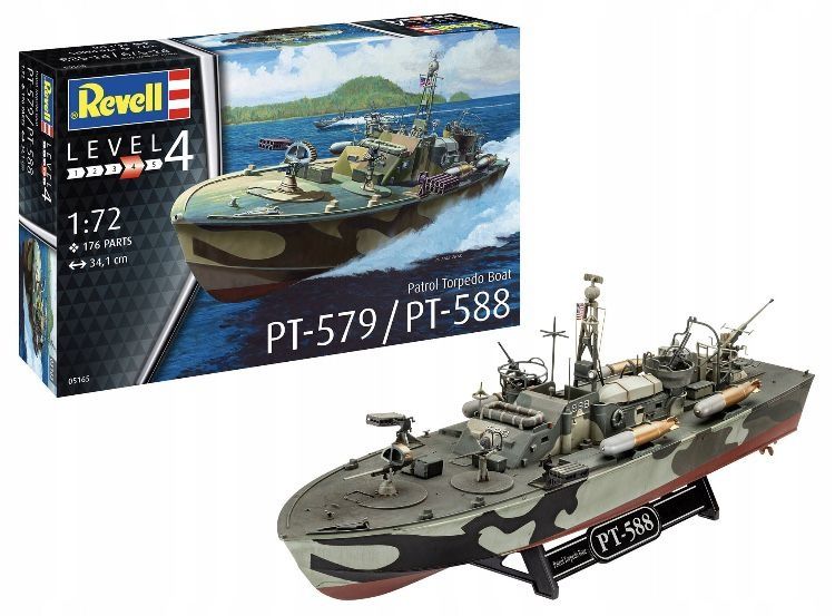 Model do sklejania Revell 05165 Patrol Torpedo Boat PT-588/PT-579