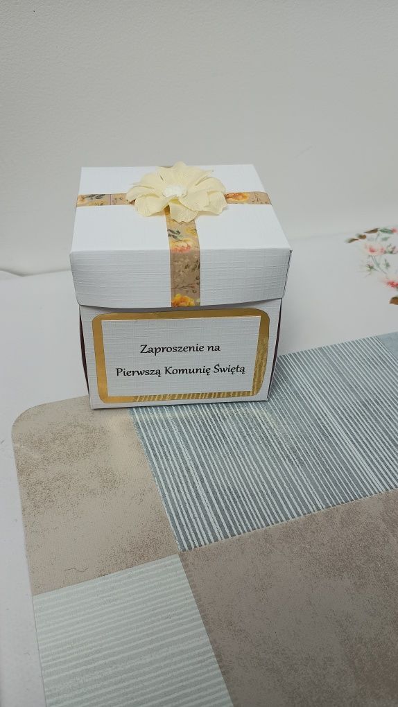Box zaproszenie/kartka okolicznościowa