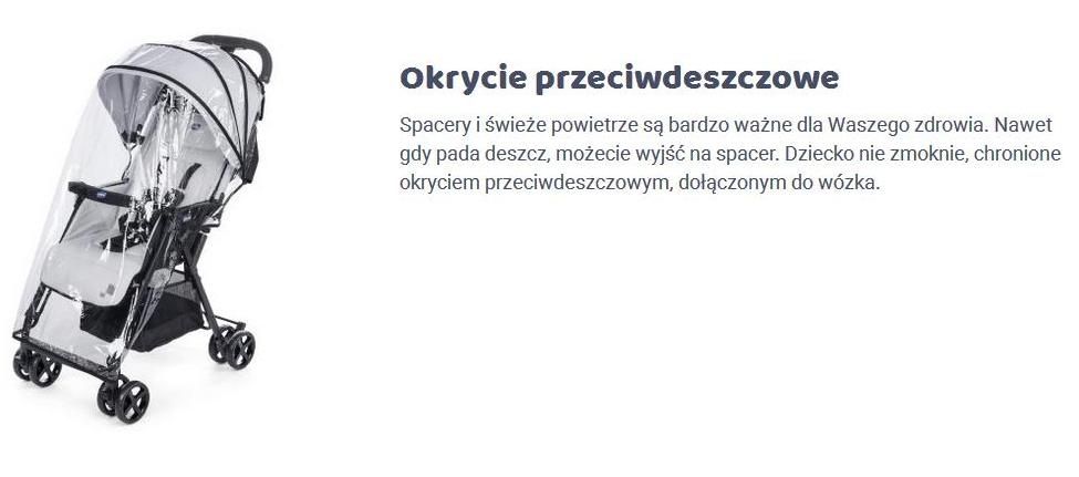 Wózek spacerowy ultralekki OHlala marki Chicco waga 3,8kg - RATY !!!