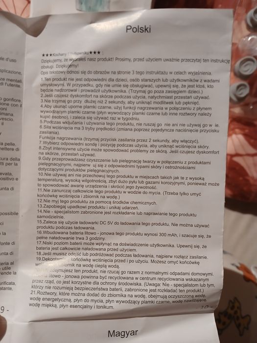 Urządzenie oczyszczanie wodorowe twarzy Peeling Odkurzacz Hydrabrazja
